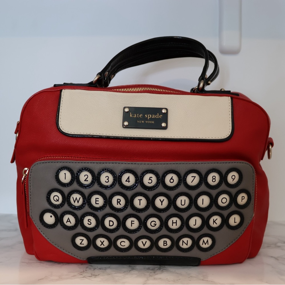 Kate Spade Typewriter Bag - Clyde - Novelty - RARE
